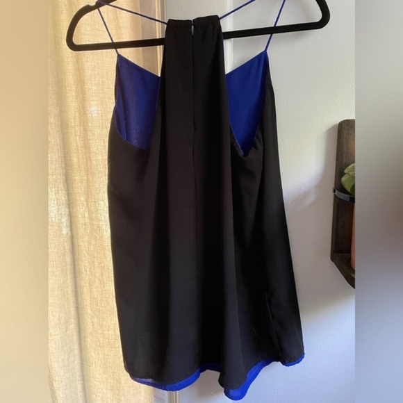 EXPRESS Barcelona Reversible Tank in Black and Cobalt Blue - Picture 8 of 12